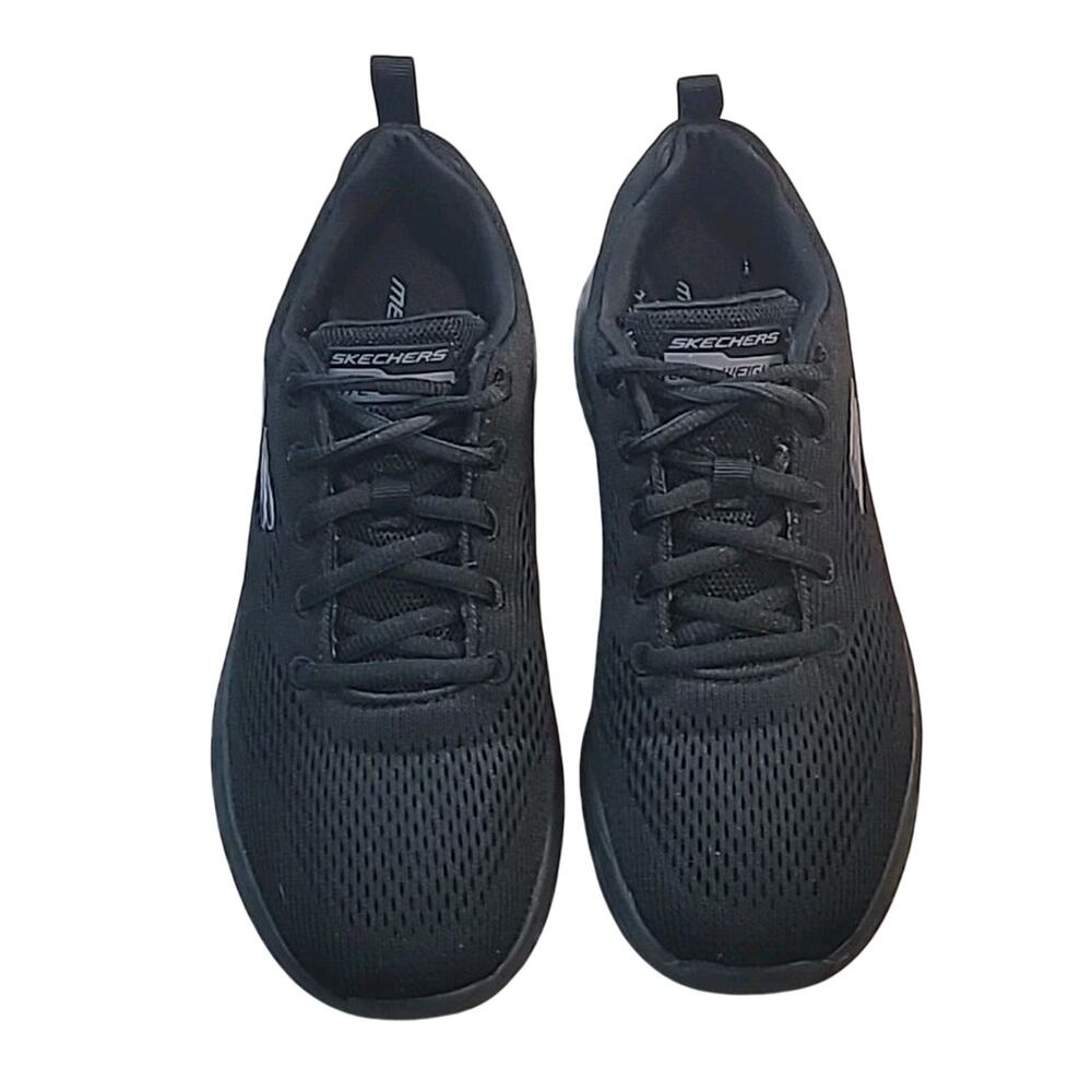 Skechers Sneakers Women 6.5 Black Athleisure School Campus College Techwear Gym